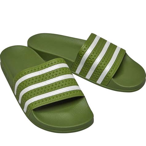 adidas slippers groen adilette